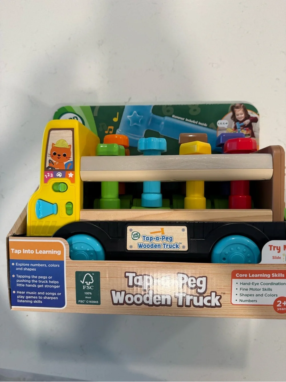 Tap-a-Peg Wooden Truck